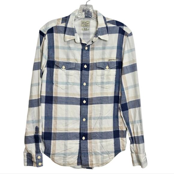 Lucky Brand Tops - Lucky Brand Western Sportswear Long Sleeve Pocketed Button Up Shirt Small